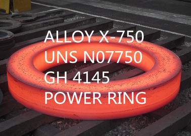AS9100 High End Paduan Khusus Paduan Kekuatan Tarik Tinggi X-750 / UNS N07750 Forging