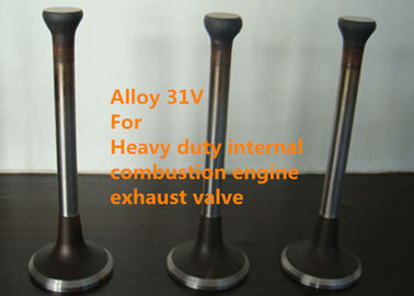 Round Bar / Forgings Exhaust Valve Paduan Untuk Tugas Berat Internal Combustion Engine Exhaust Valve