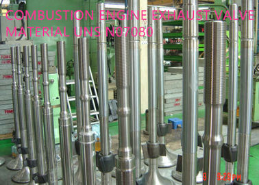 UNS N07080 Exhaust Valve Paduan Untuk Daya Tinggi Mesin Pembakaran Internal Exhaust Valve
