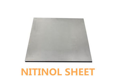 Tinggi Plastisitas Khusus Paduan Nitinol Sheet / Strip