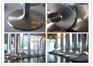 Round Bar / Forgings Exhaust Valve Paduan Untuk Tugas Berat Internal Combustion Engine Exhaust Valve