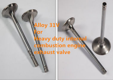 Round Bar / Forgings Exhaust Valve Paduan Untuk Tugas Berat Internal Combustion Engine Exhaust Valve