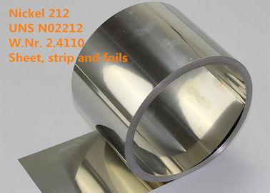 Paduan Khusus Berbasis Nikel Untuk Nikel Elektronik 212 / UNS N02212 Sheet / Strip / Kawat